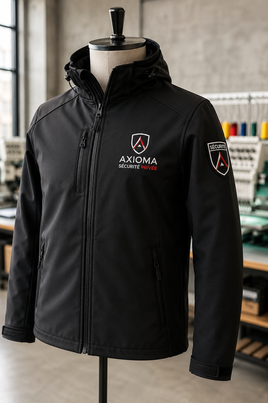 Softshell personnalisée pour agents